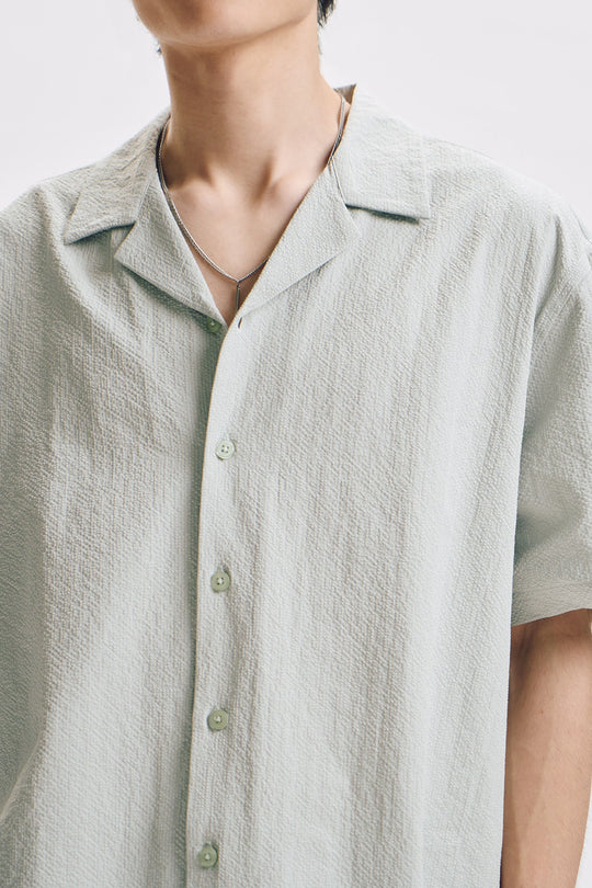 Relaxed Seersucker Resort Shirt