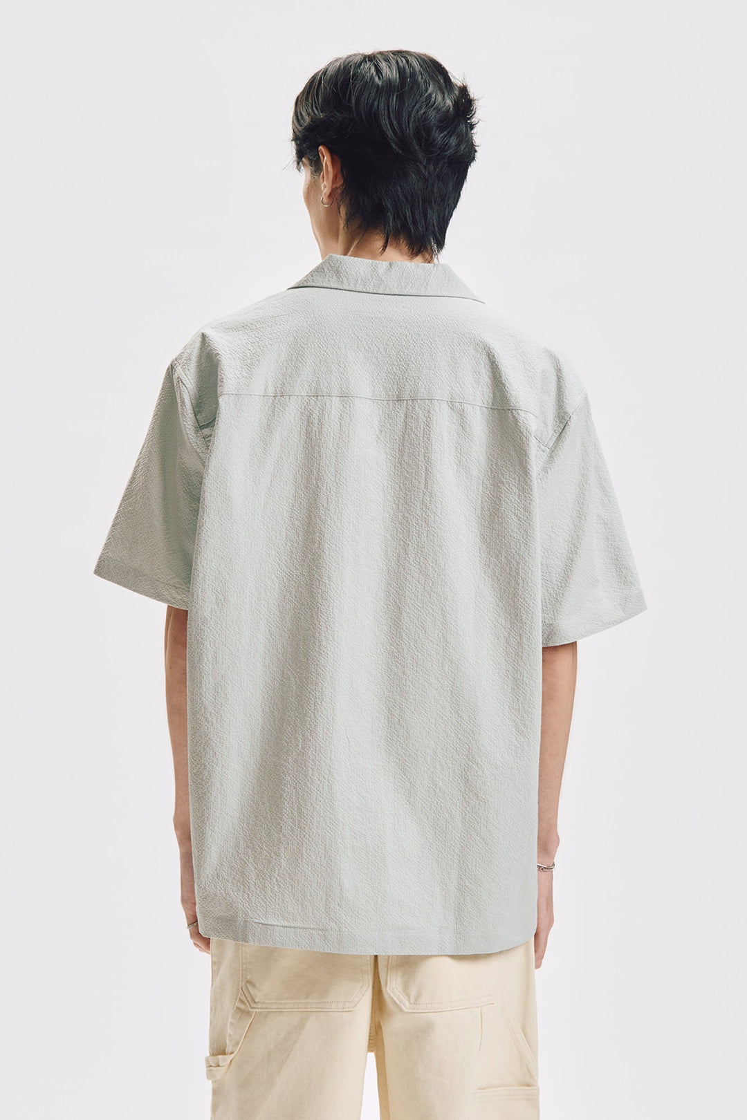 Relaxed Seersucker Resort Shirt