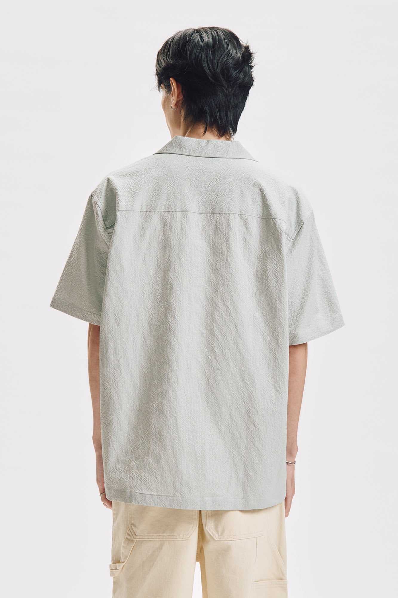 Relaxed Seersucker Resort Shirt