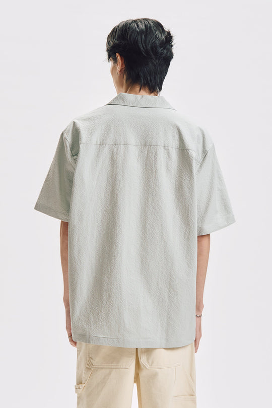Relaxed Seersucker Resort Shirt