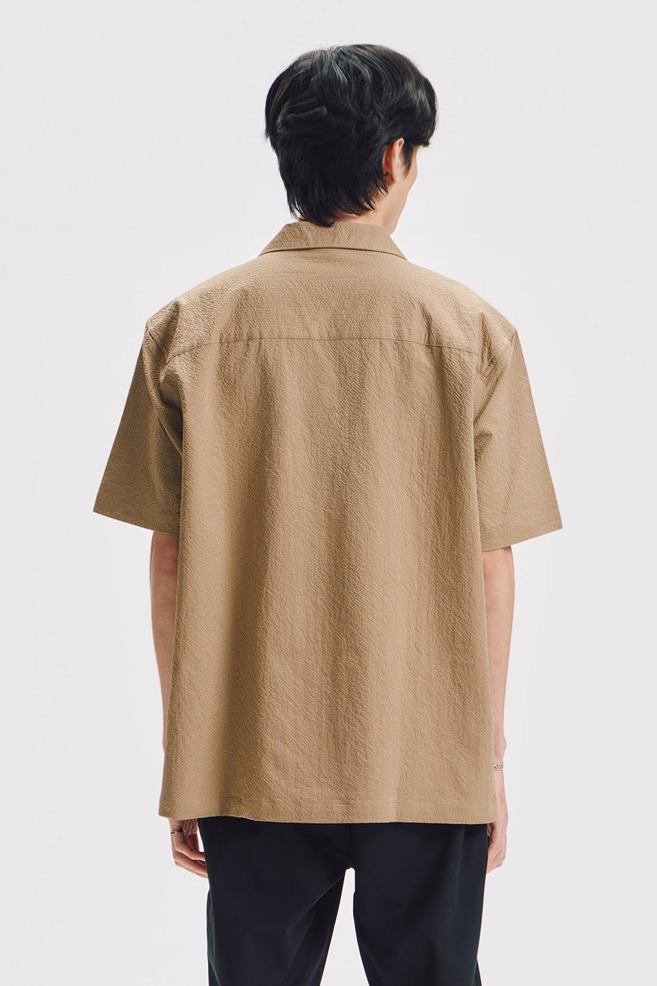 Relaxed Seersucker Resort Shirt