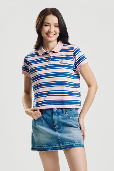 Striped Relaxed Polo