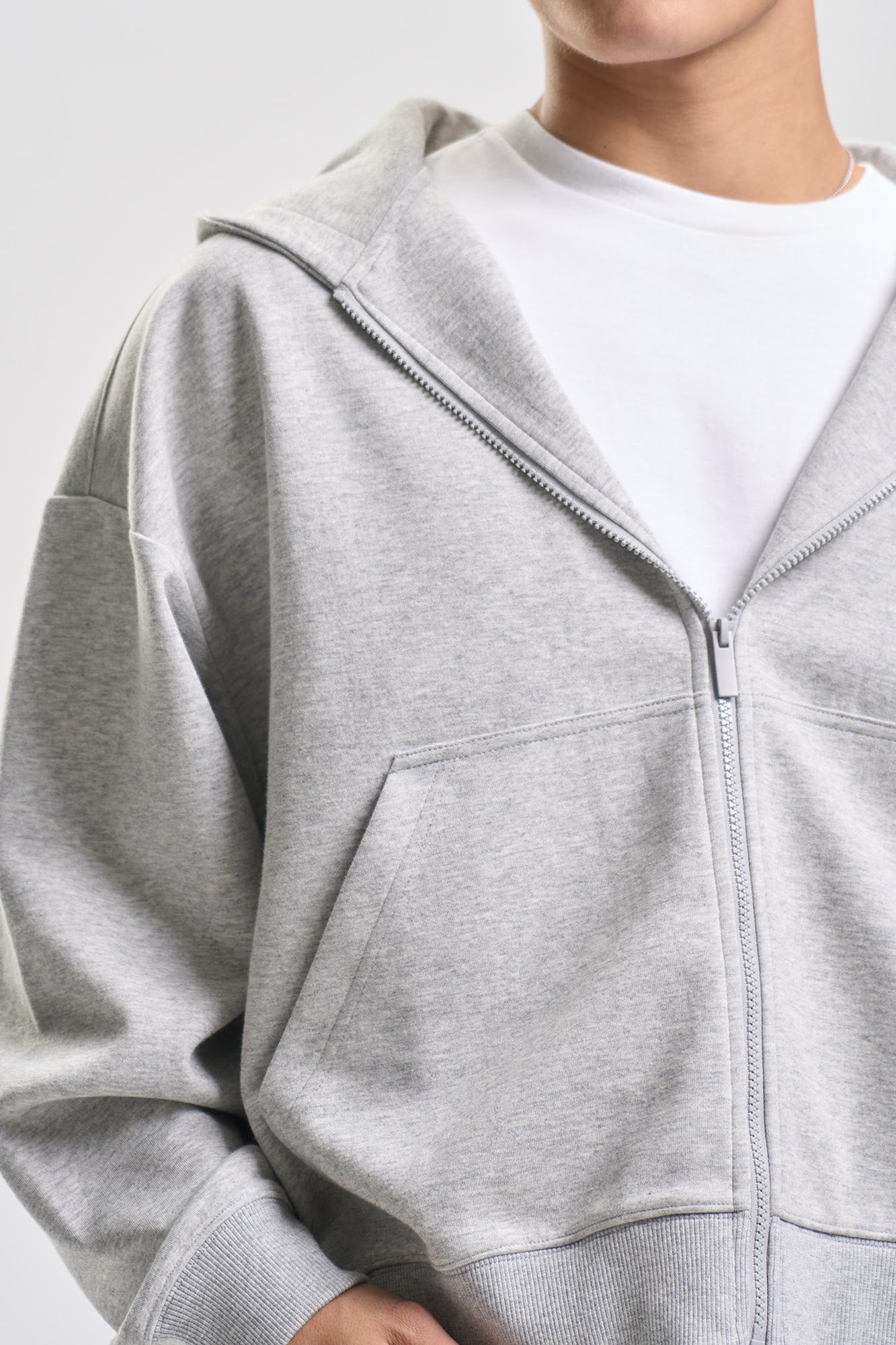 Boxy Full Zip Hoodie