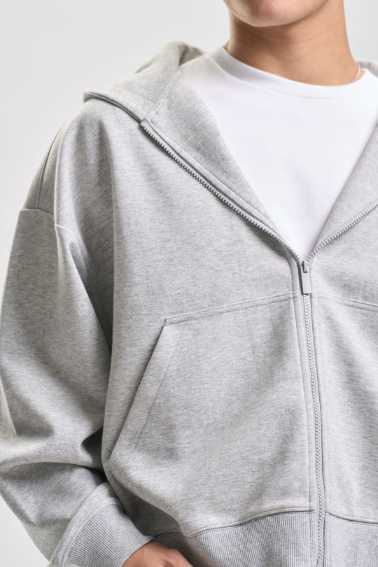Boxy Full Zip Hoodie