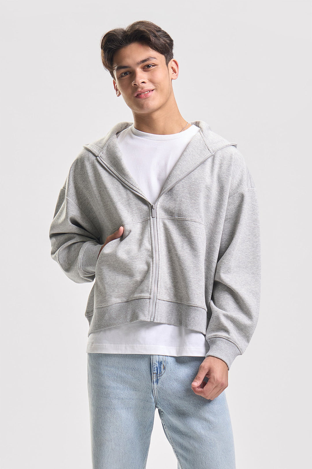 Boxy Full Zip Hoodie