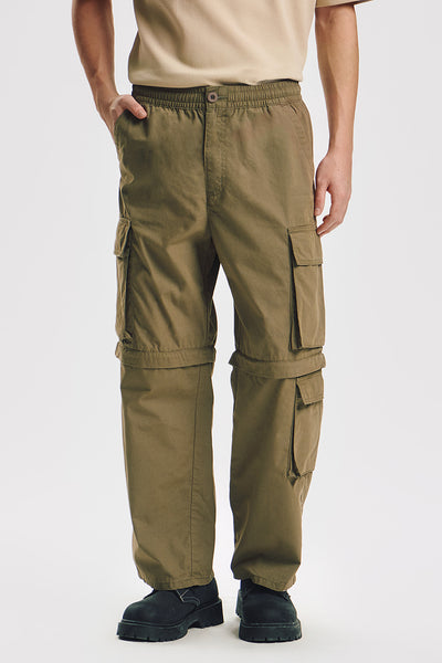 Wide Fit Convertible Cargo Pants