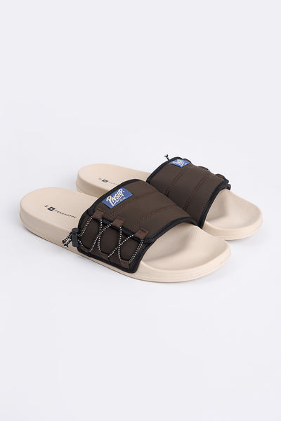 Men's One Band Velcro Slides