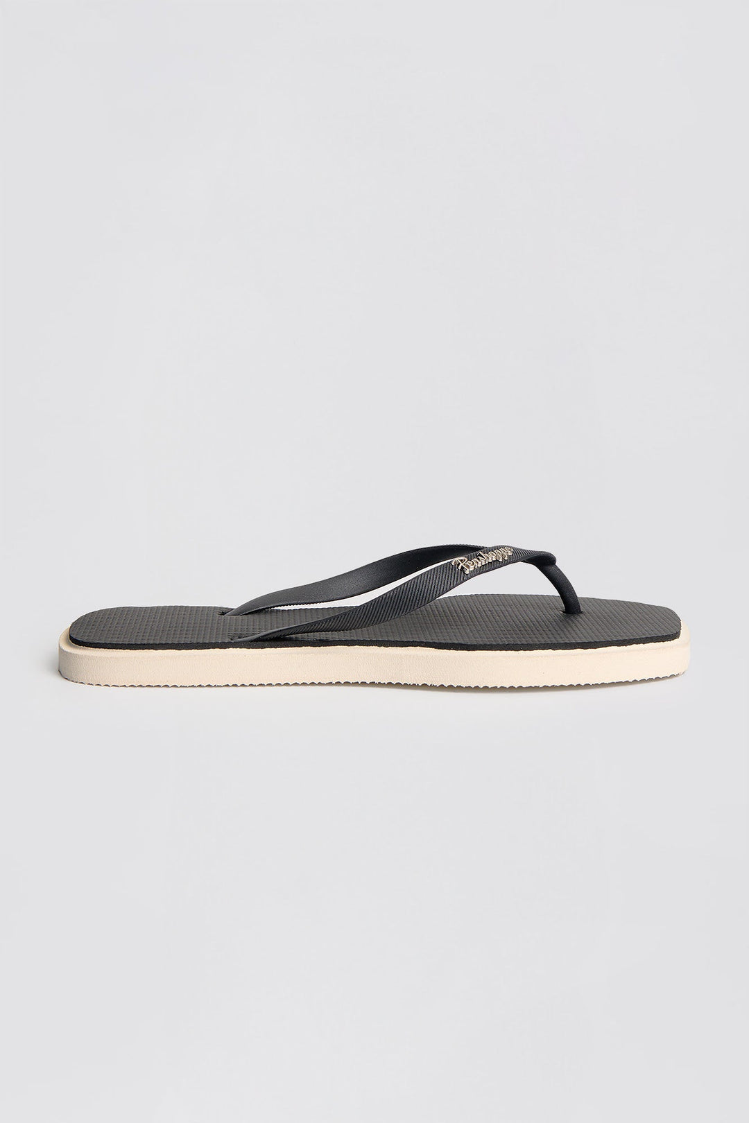 Women's Two-Tone Extended Square Toe Flip Flops