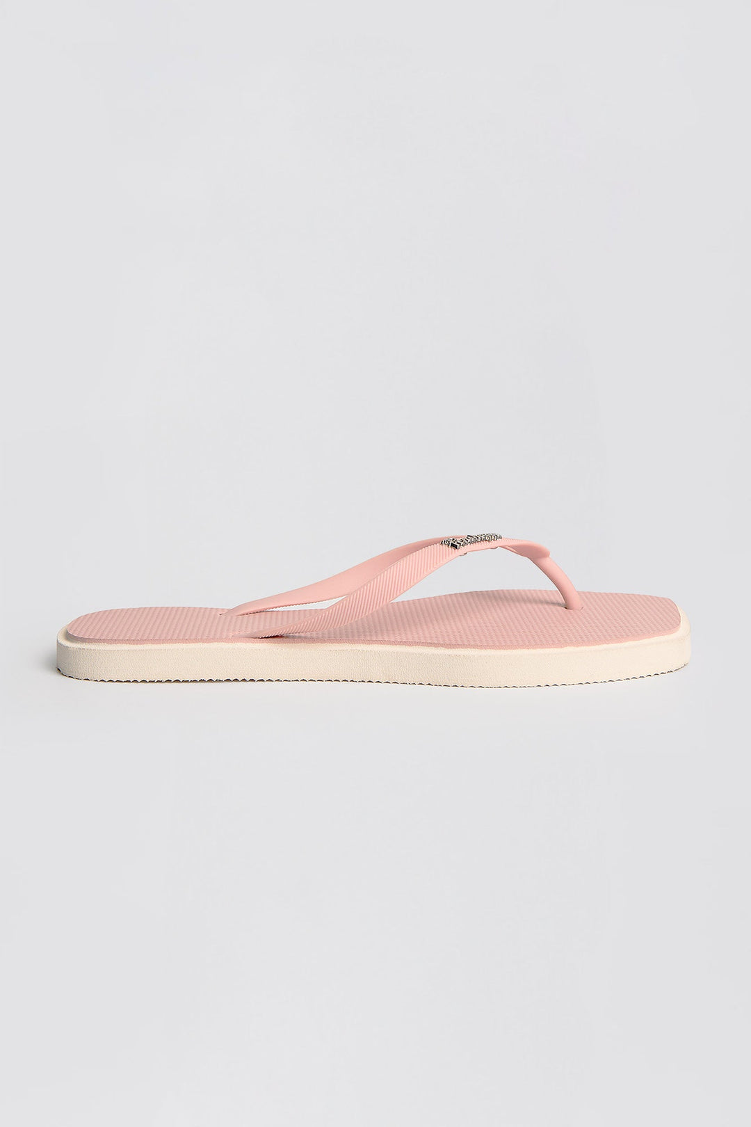Women's Two-Tone Extended Square Toe Flip Flops