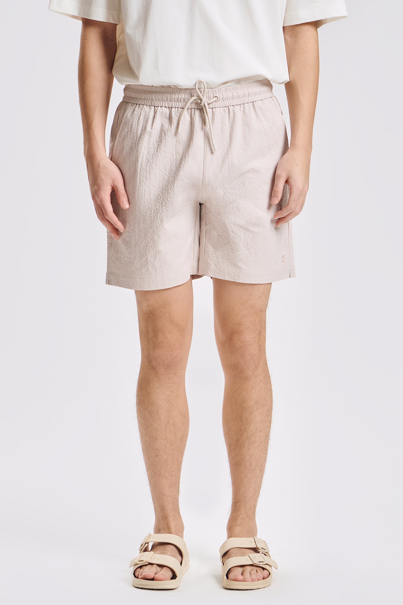 Modern Fit Swim Seersucker Shorts