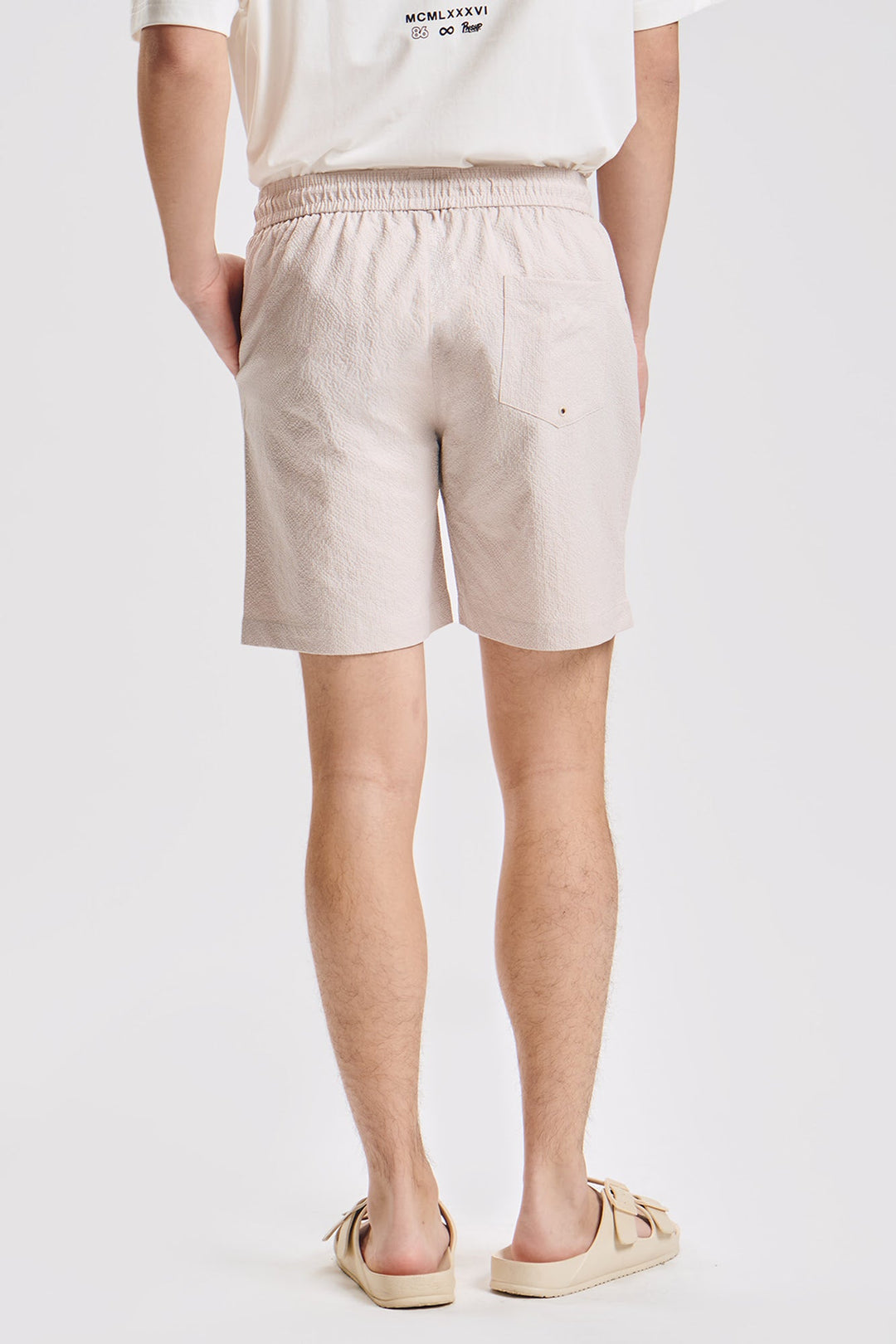 Modern Fit Swim Seersucker Shorts
