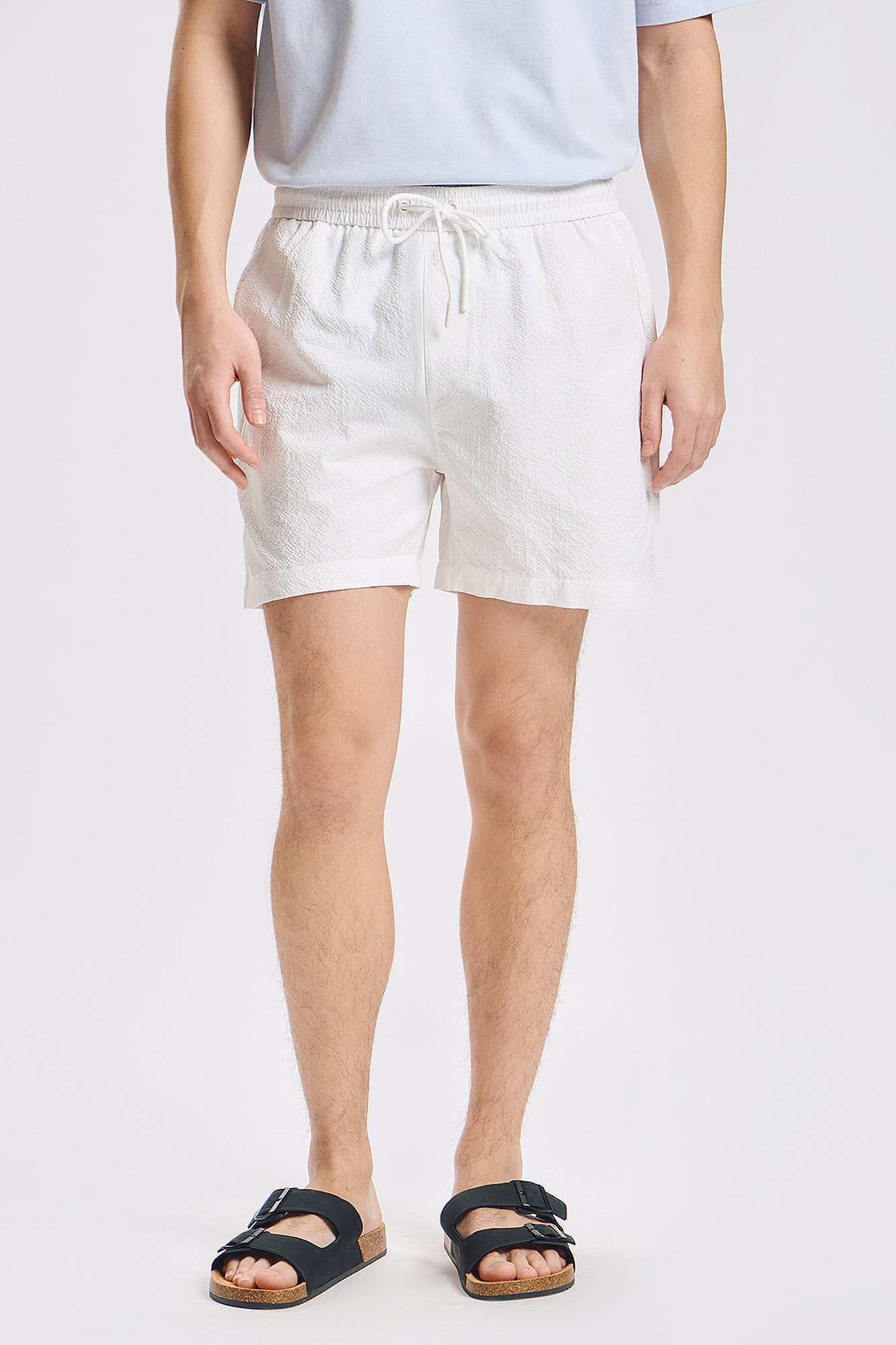 Modern Fit Swim Seersucker Shorts