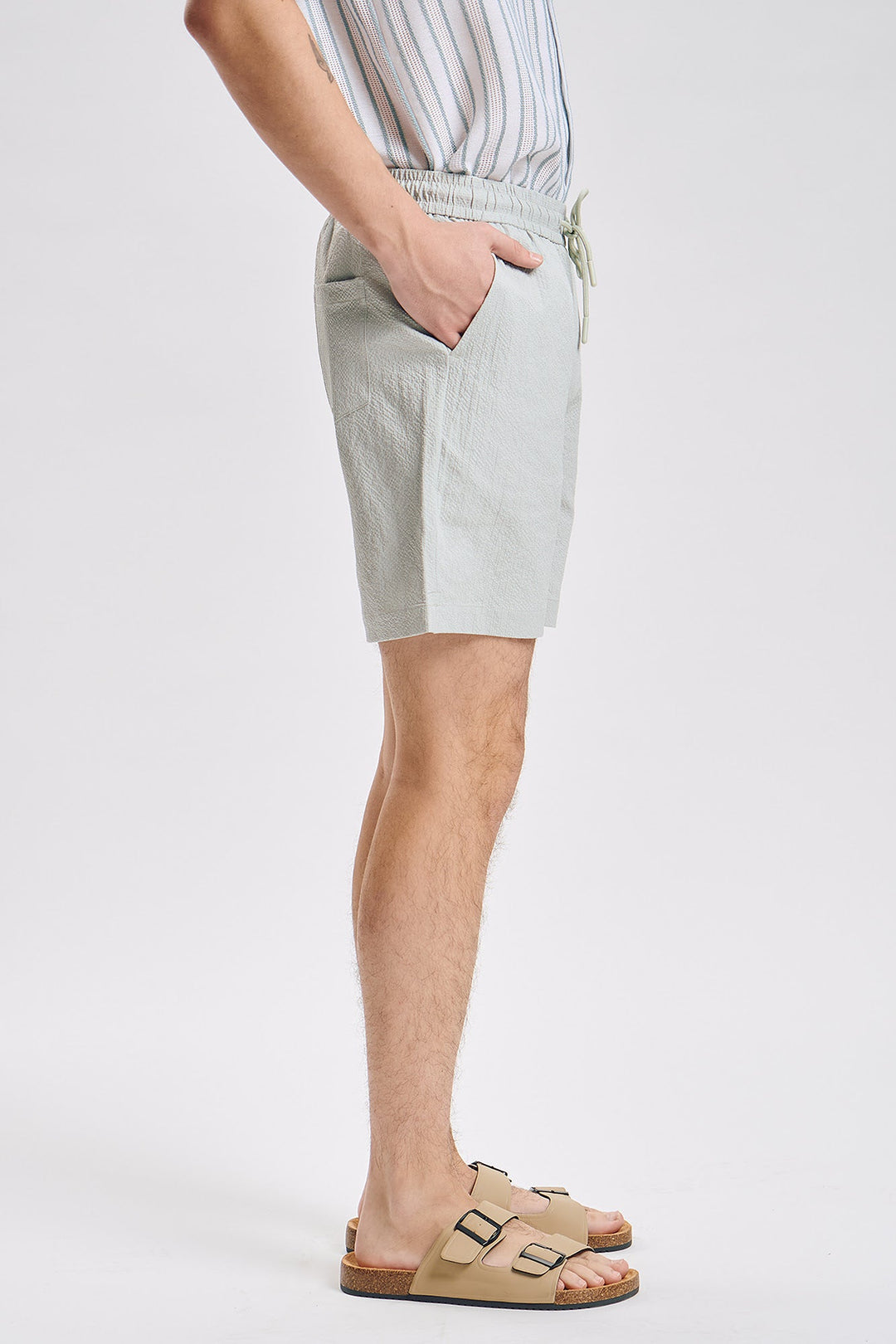 Modern Fit Swim Seersucker Shorts