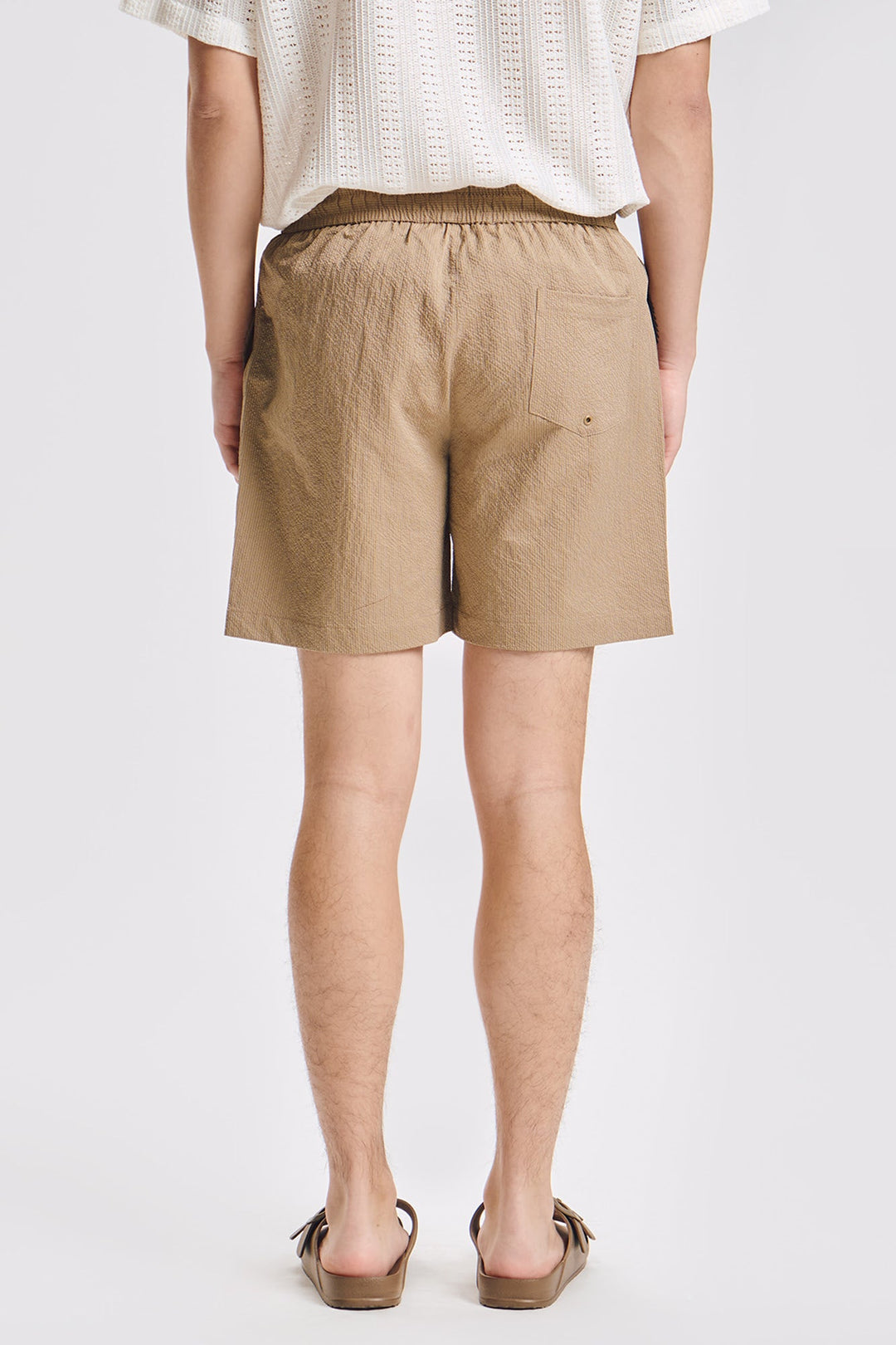 Modern Fit Swim Seersucker Shorts