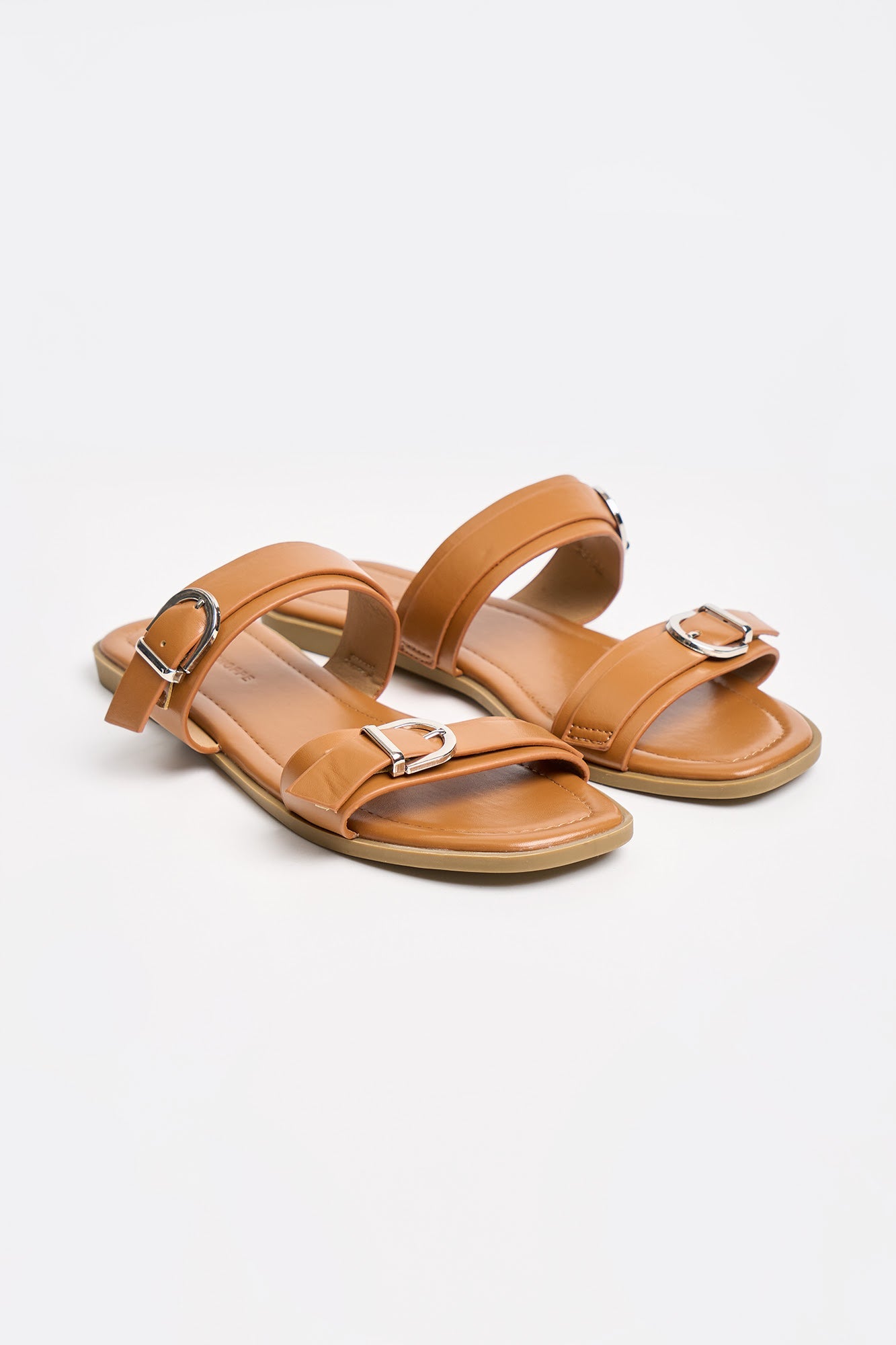 Women's Leather Slip-On Sandals