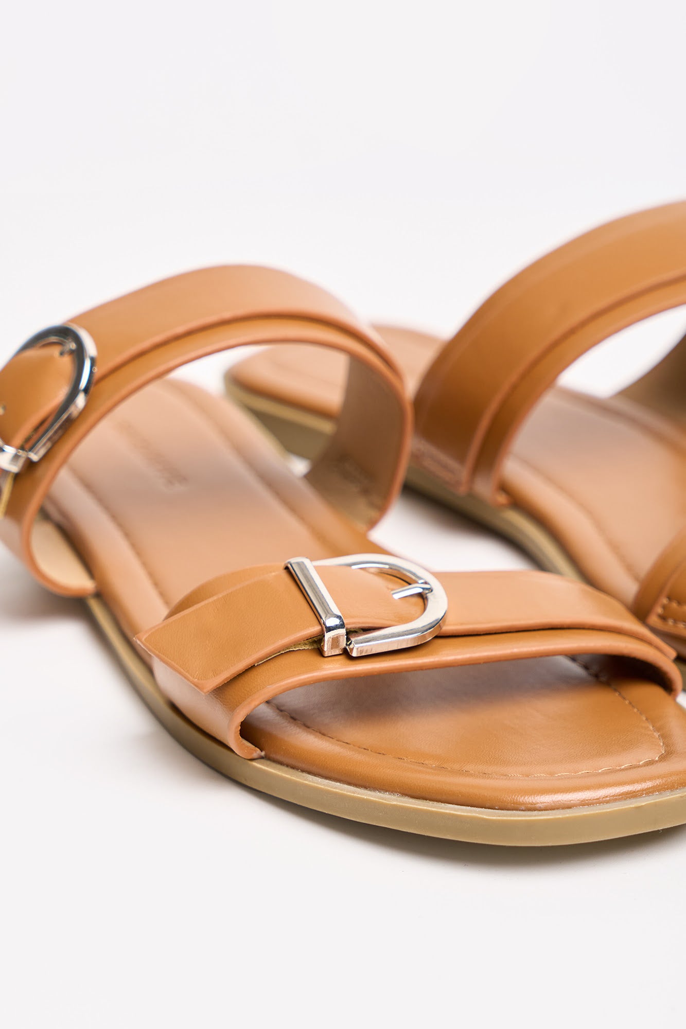 Women's Leather Slip-On Sandals