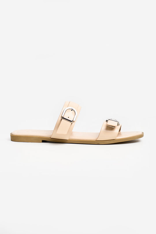 Women's Leather Slip-On Sandals