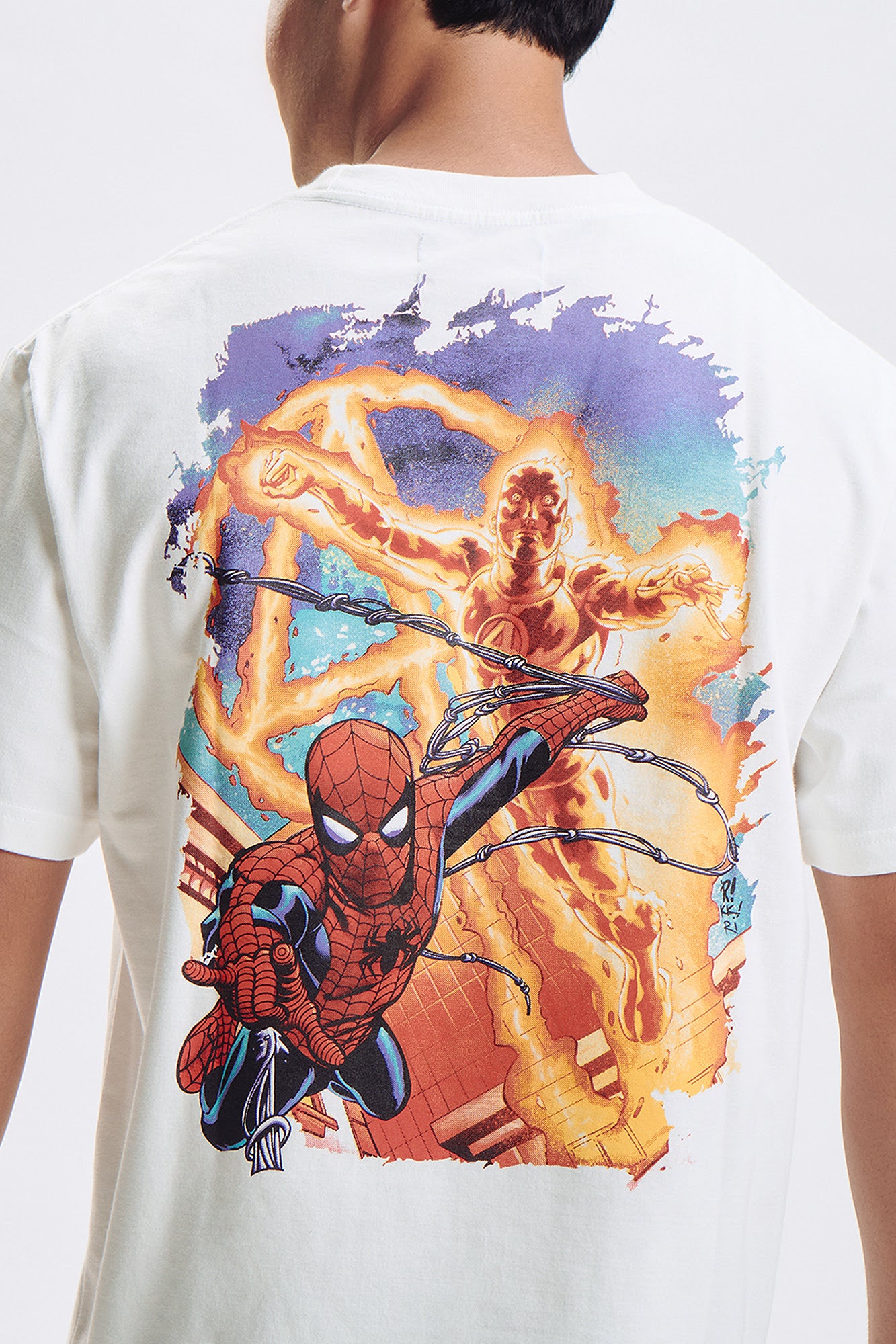 Penshoppe Marvel Spider-Man Relaxed Graphic T-Shirt – PENSHOPPE