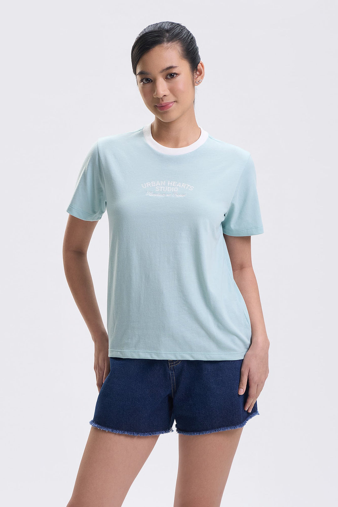 Urban Hearts Relaxed Graphic T-Shirt