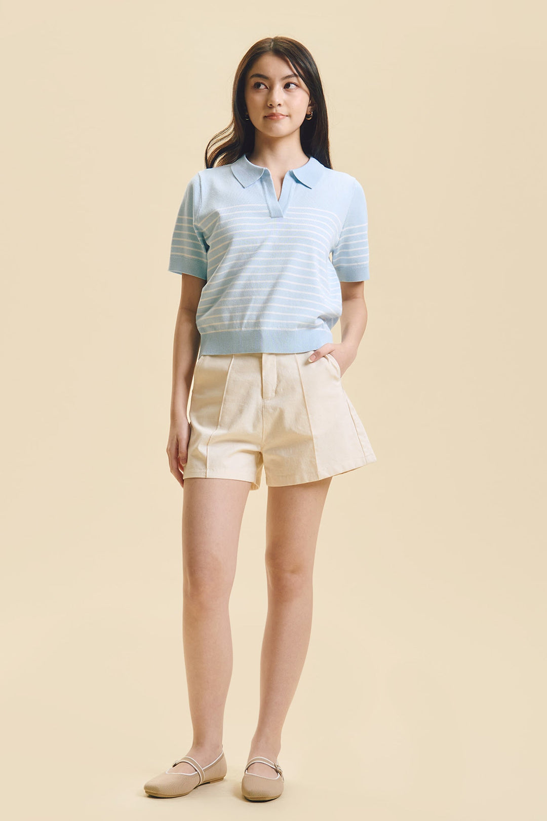 Dress Code Striped Relaxed Polo