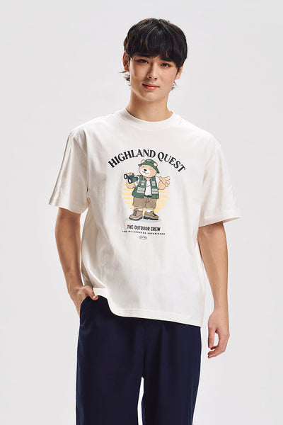 Crew Bear Highland Quest Relaxed Graphic T-Shirt