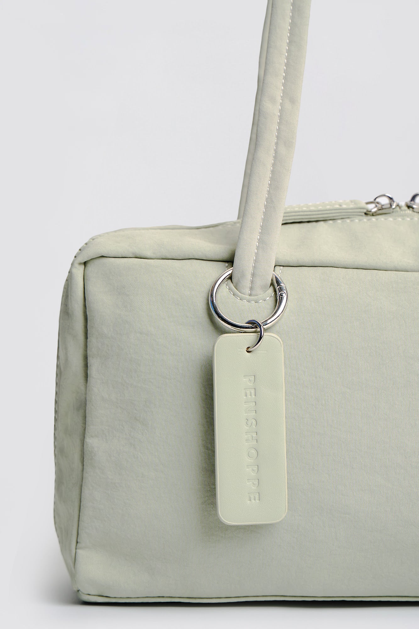 Nylon Bowler Shoulder Bag