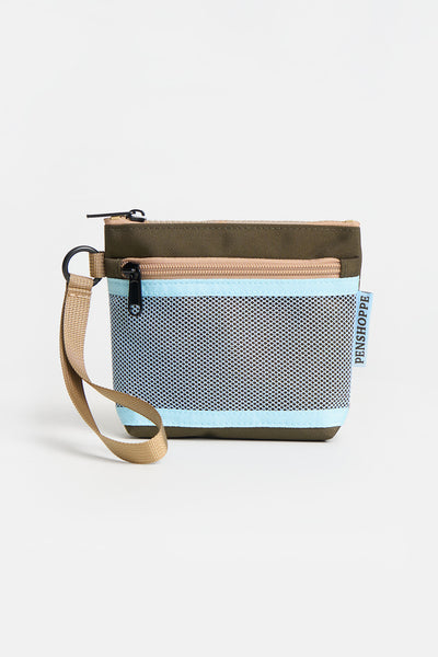 Tri-Tone Pouch with Wrist Strap