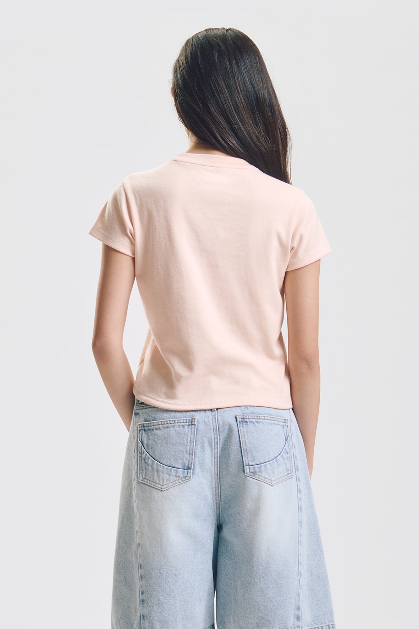 Penshoppe Contrast Detail Graphic T-Shirt