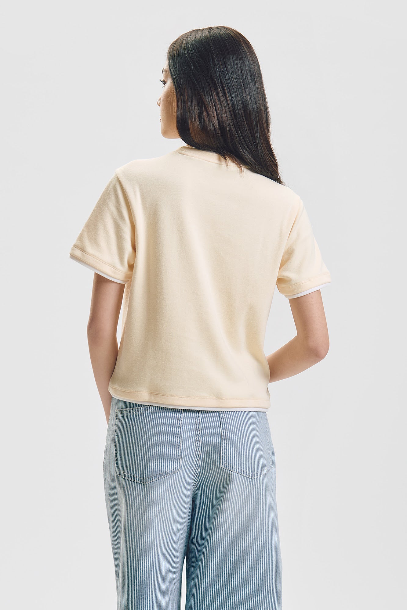 Malibu Relaxed Two-Fer Graphic T-Shirt