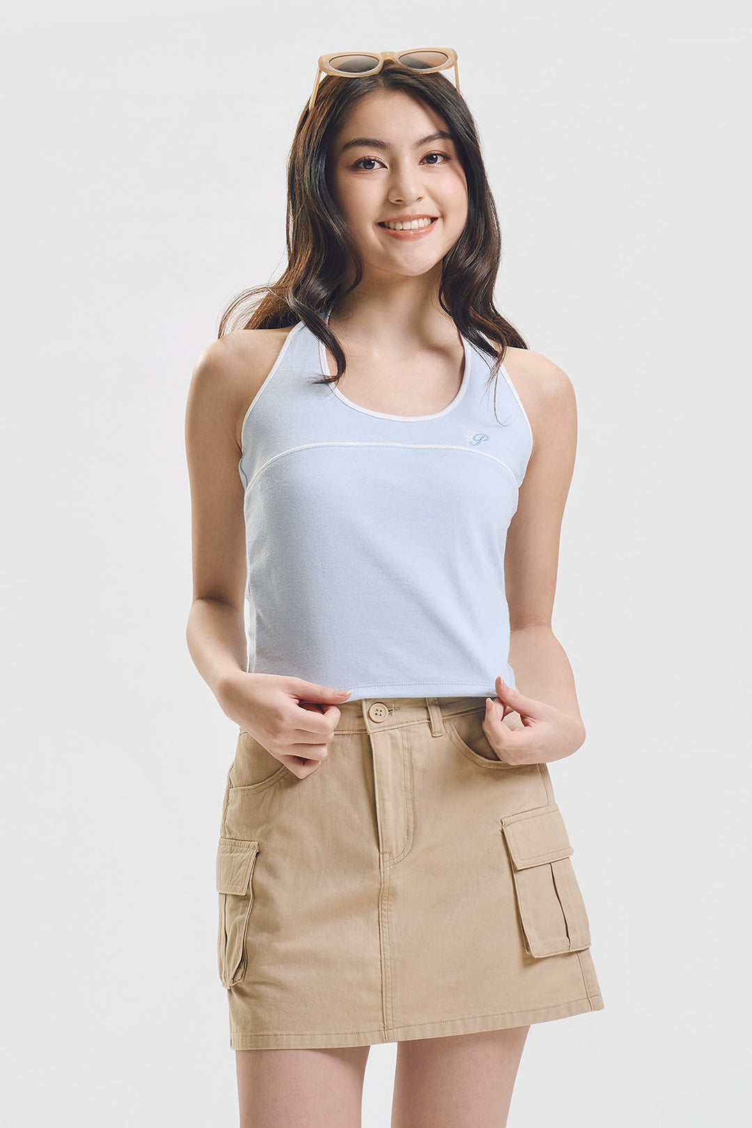 Slim Halter Tank Top