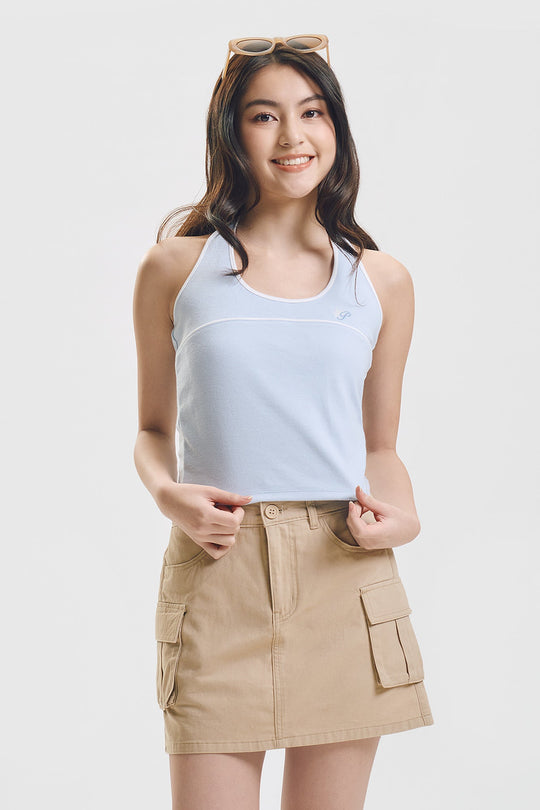 Slim Halter Tank Top