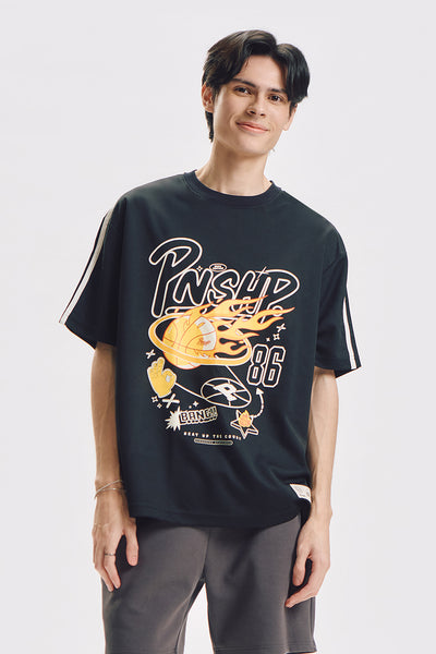 Penshoppe 86 Relaxed Graphic T-Shirt