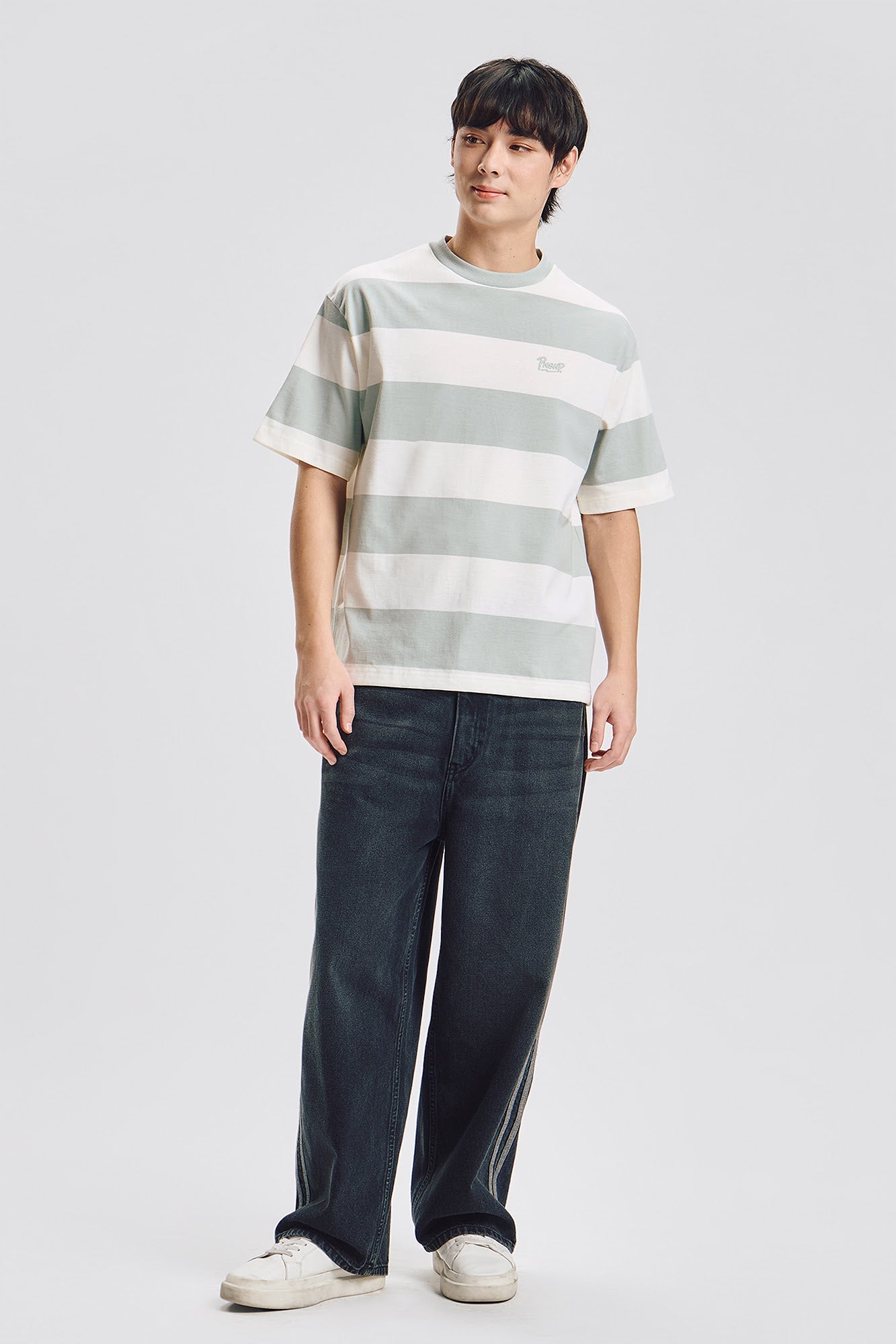 Penshoppe Relaxed Striped T-Shirt