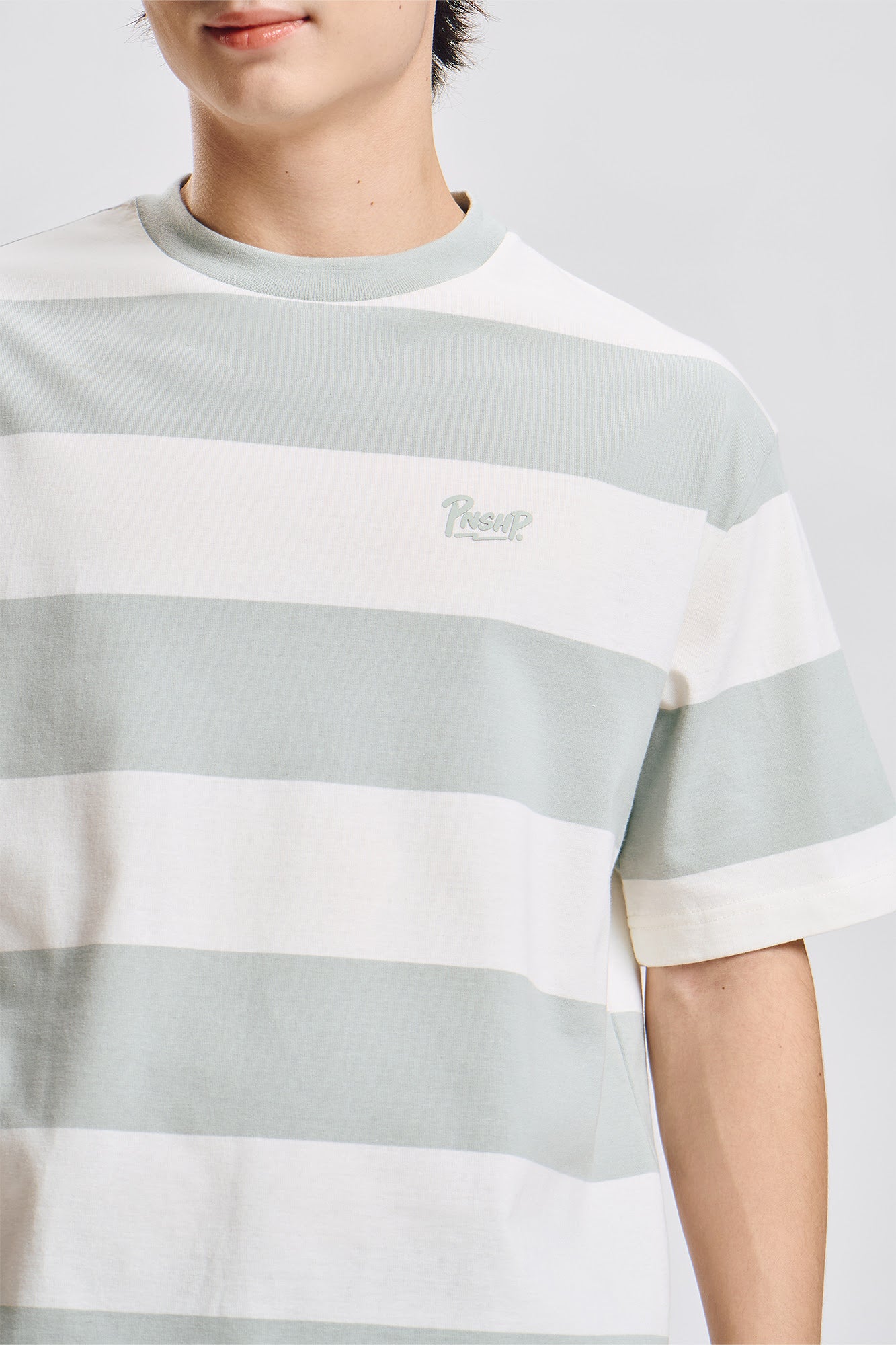 Penshoppe Relaxed Striped T-Shirt