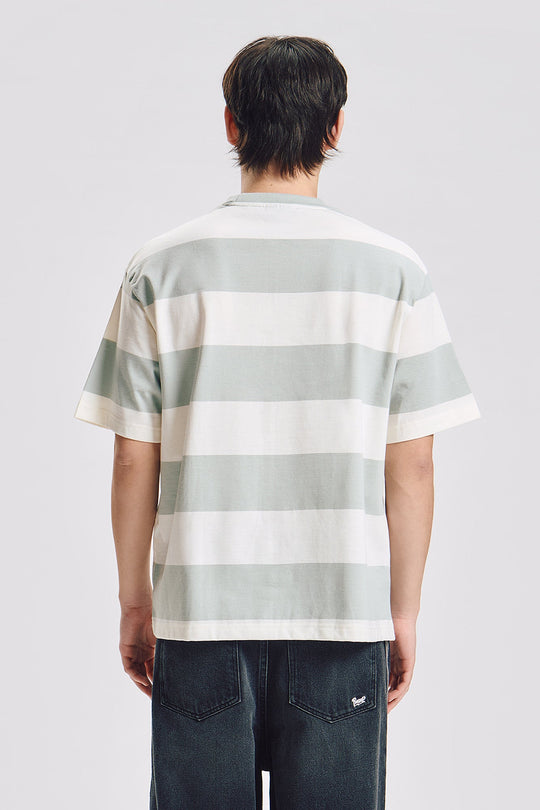 Penshoppe Relaxed Striped T-Shirt