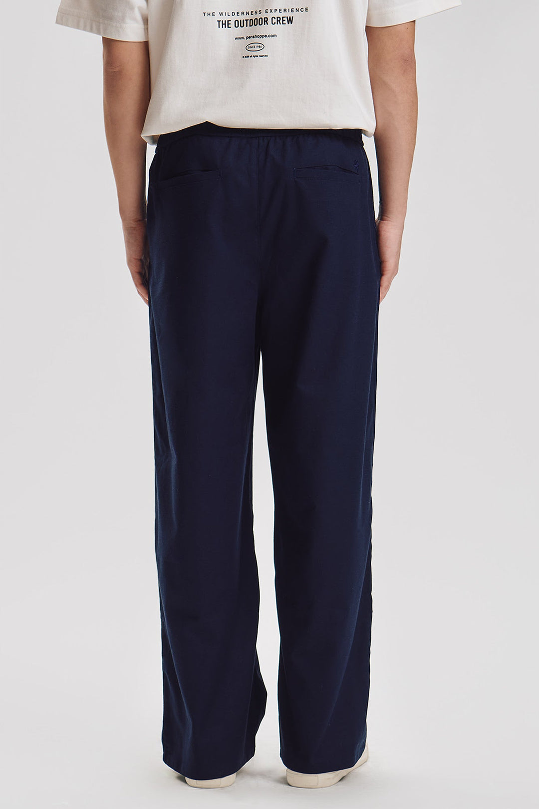 Wide Fit Pull-On Linen Pants