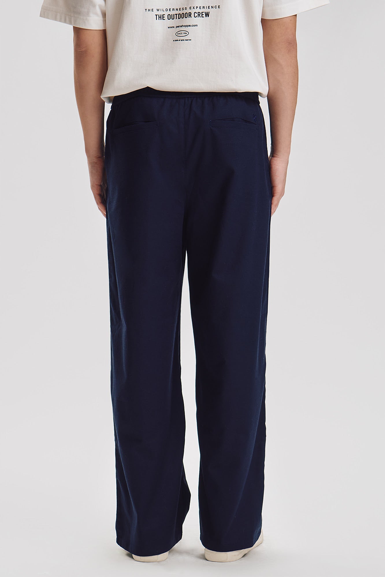 Wide Fit Pull-On Linen Pants