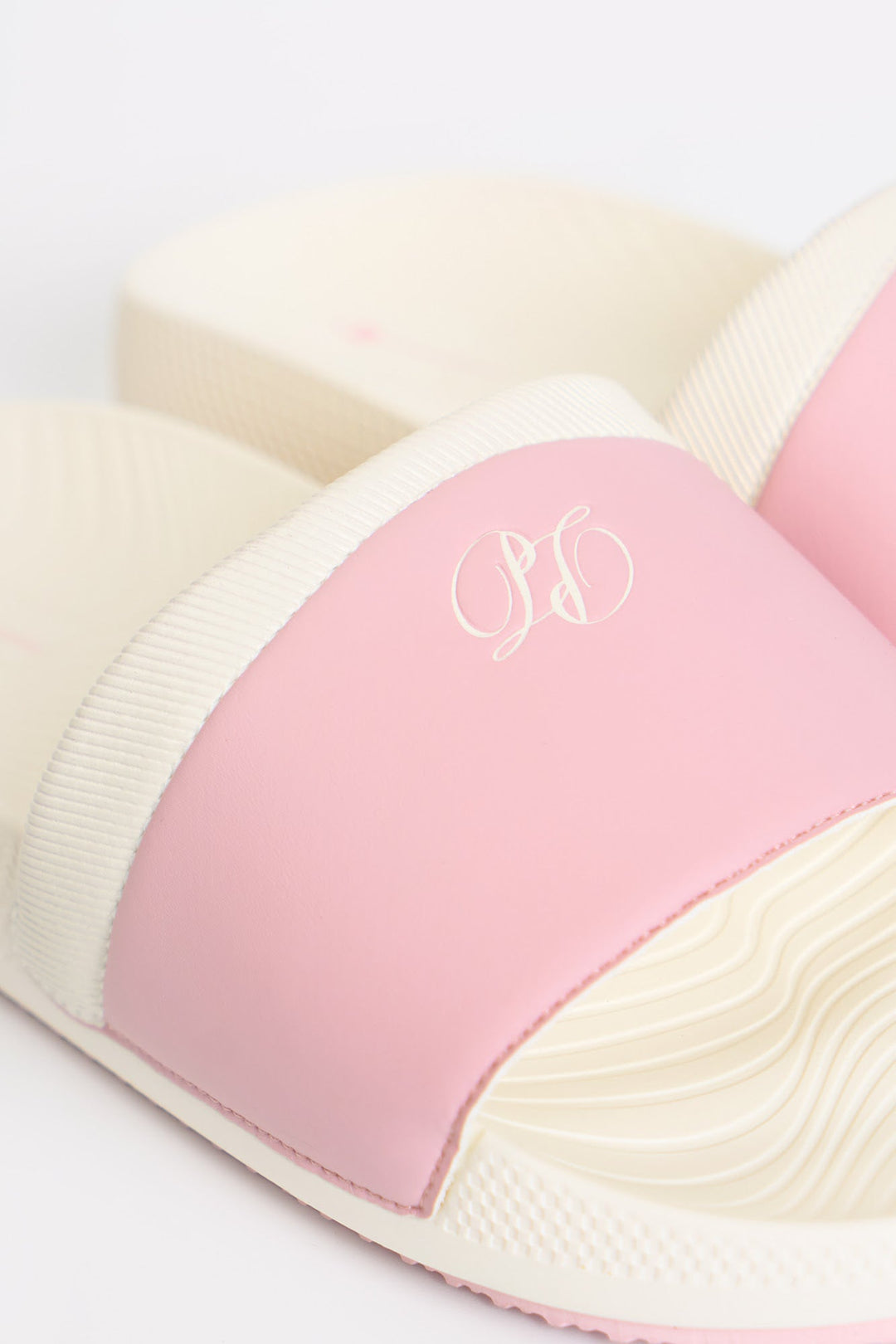 Women's Leather Band Soft Insole Slides