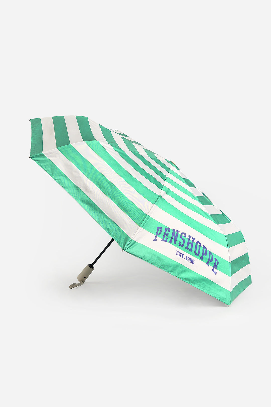 Automatic Striped Umbrella