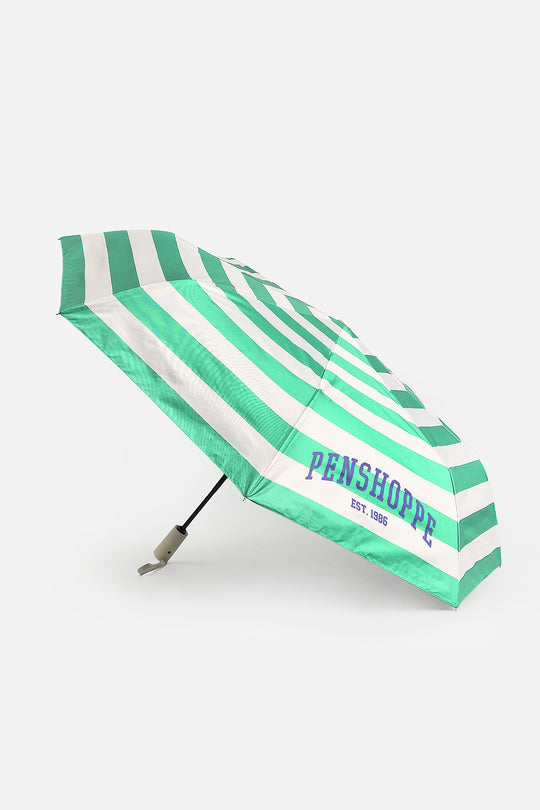 Automatic Striped Umbrella