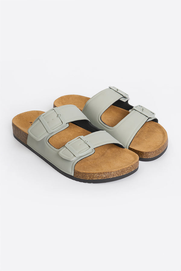 Women's Two Band Slip On Sandals