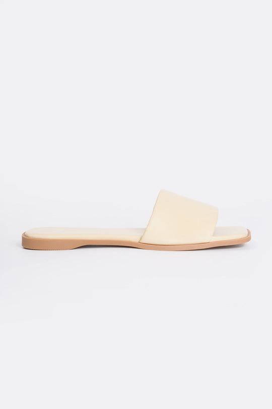 Women's Leather Slip-On Sandals