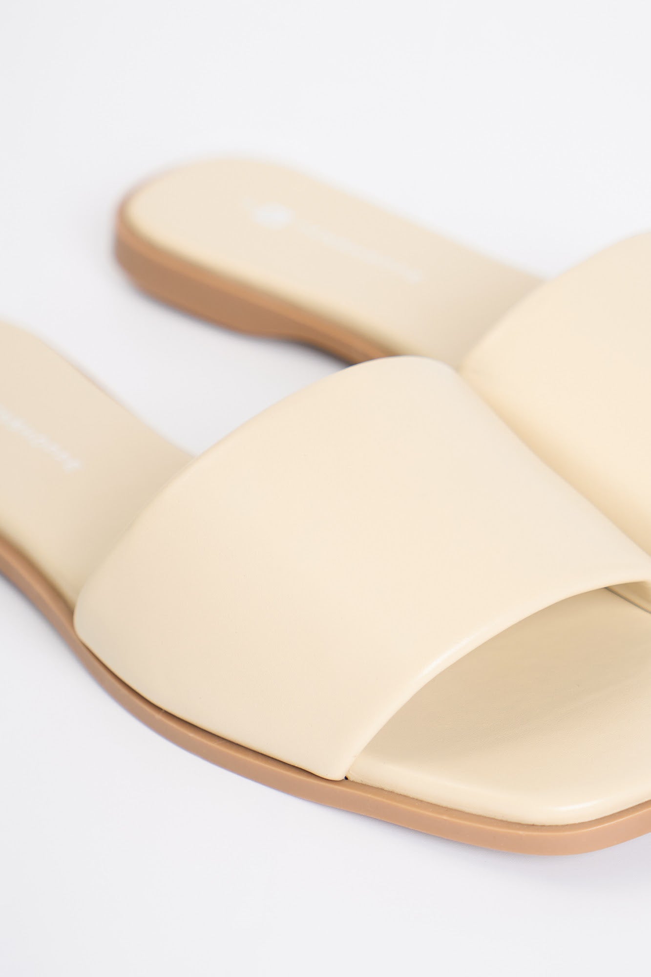 Women's Leather Slip-On Sandals
