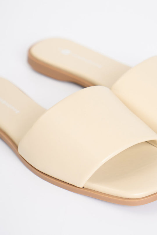Women's Leather Slip-On Sandals