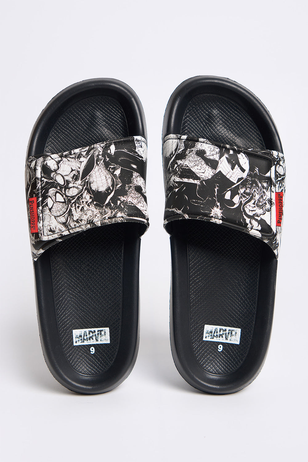 Penshoppe Marvel Spider-Man Velcro Band Slides