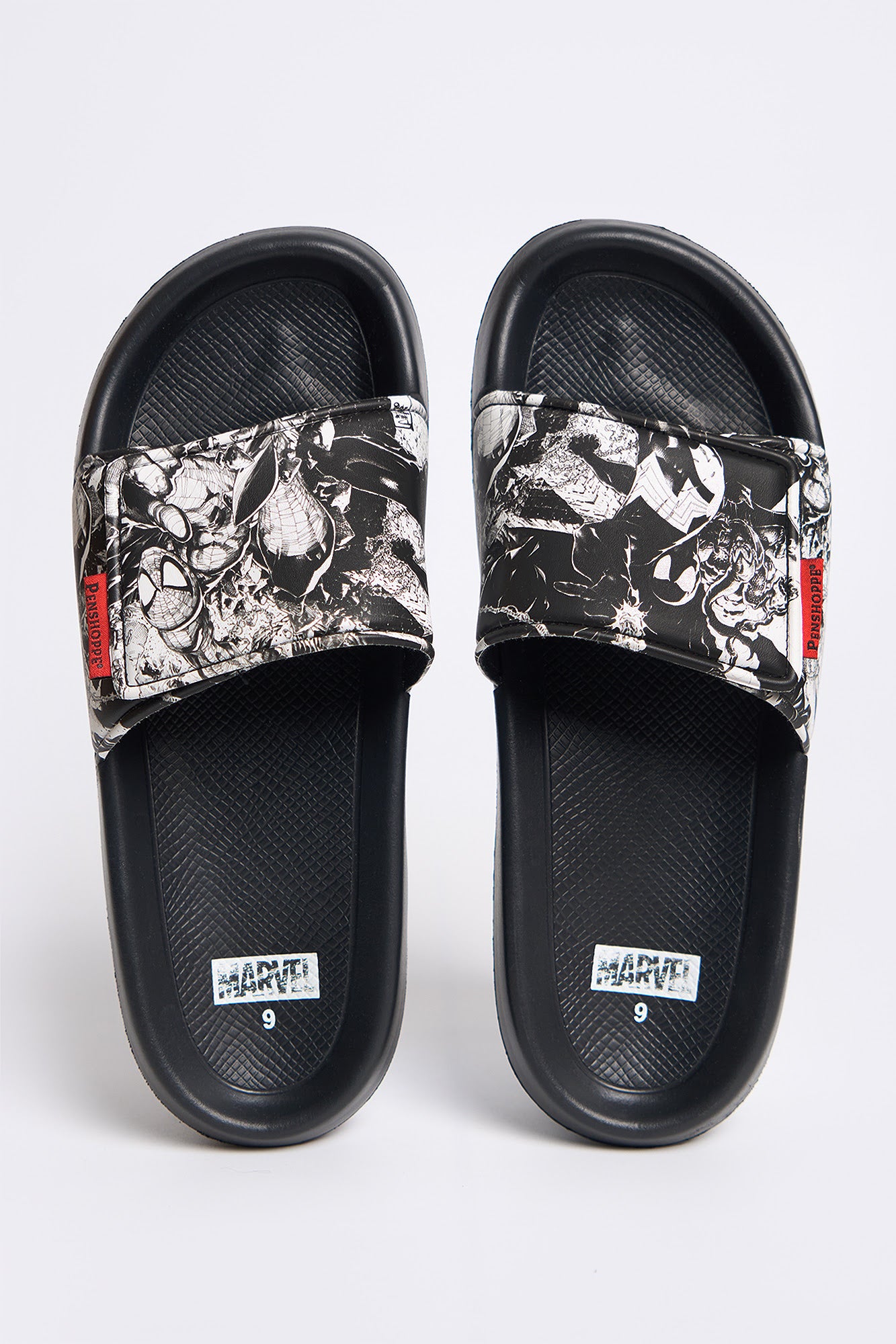 Penshoppe Marvel Spider-Man Velcro Band Slides