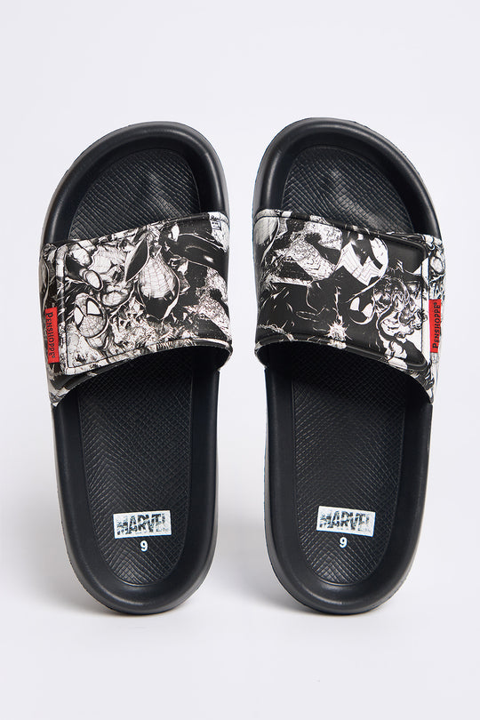 Penshoppe Marvel Spider-Man Velcro Band Slides