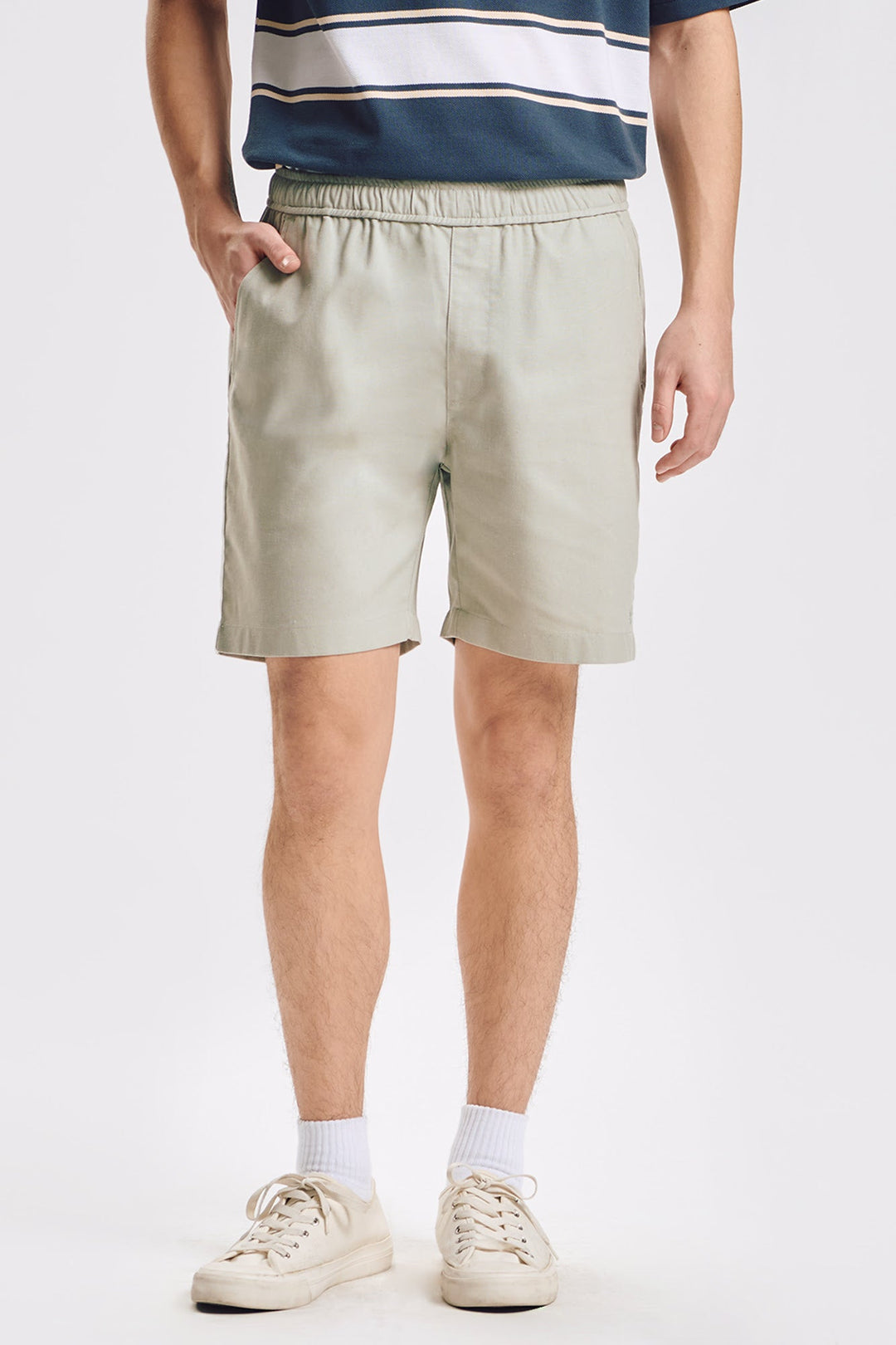 Modern Fit Linen Shorts