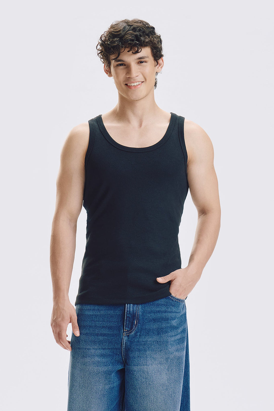 Slim Ribbed Tank Top