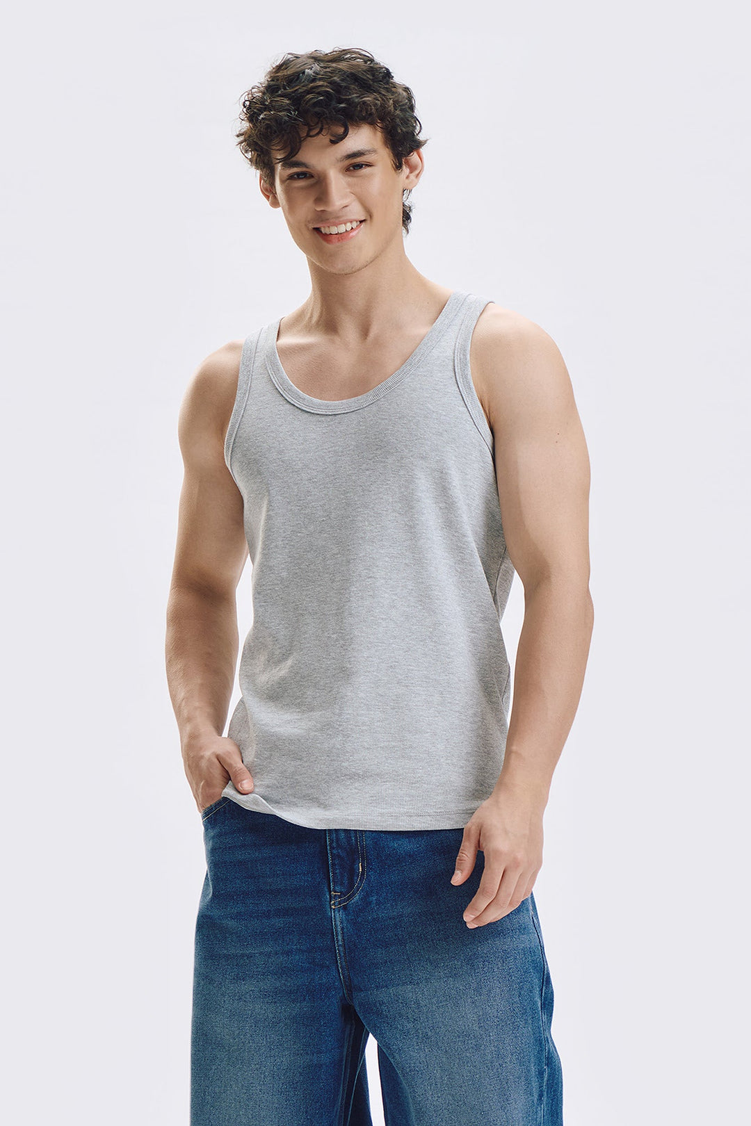 Slim Ribbed Tank Top